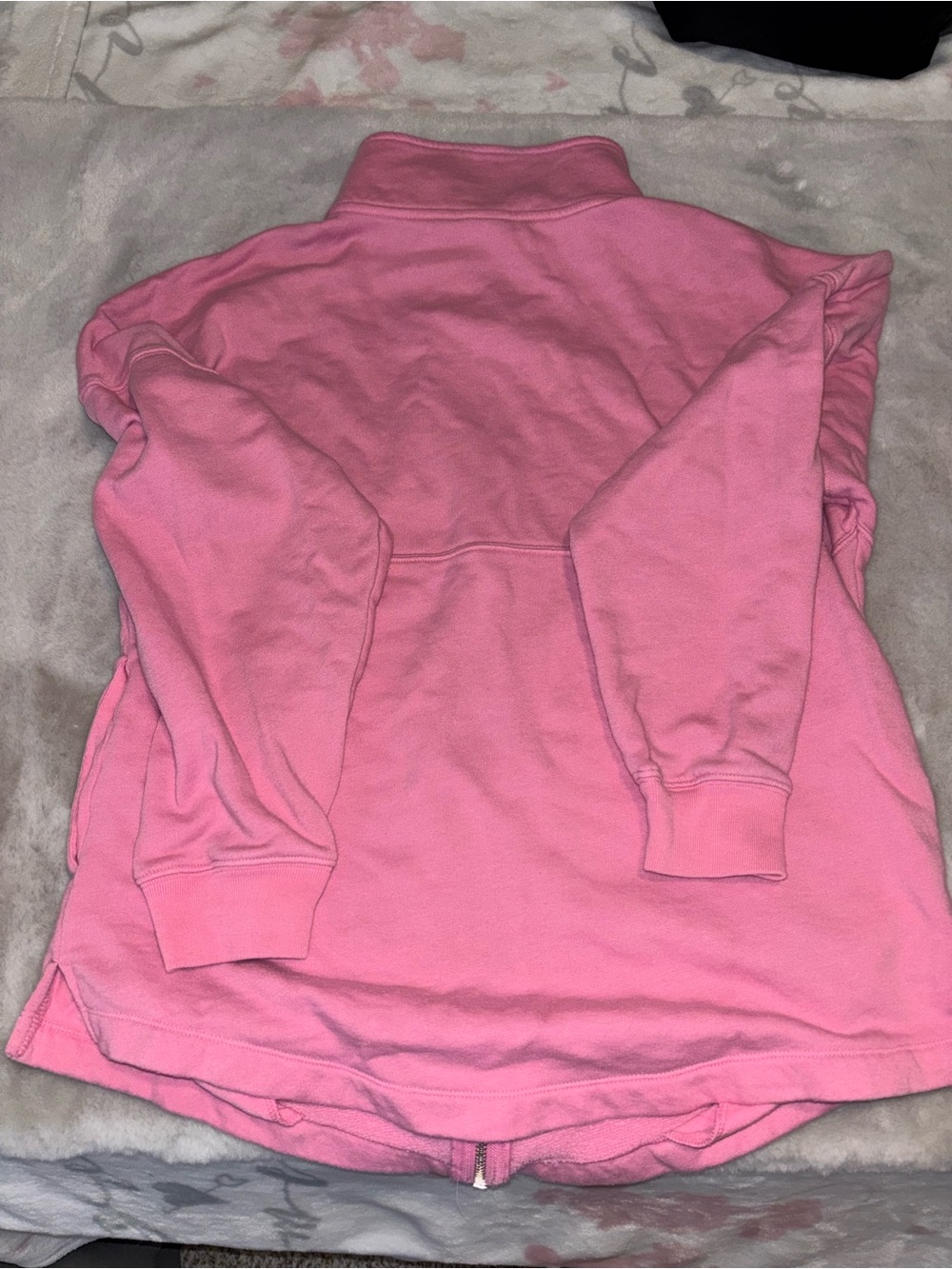 PINK Victoria's Secret Pink Full-Zip Stand Collar Sweatshirt - Picture 2 of 4